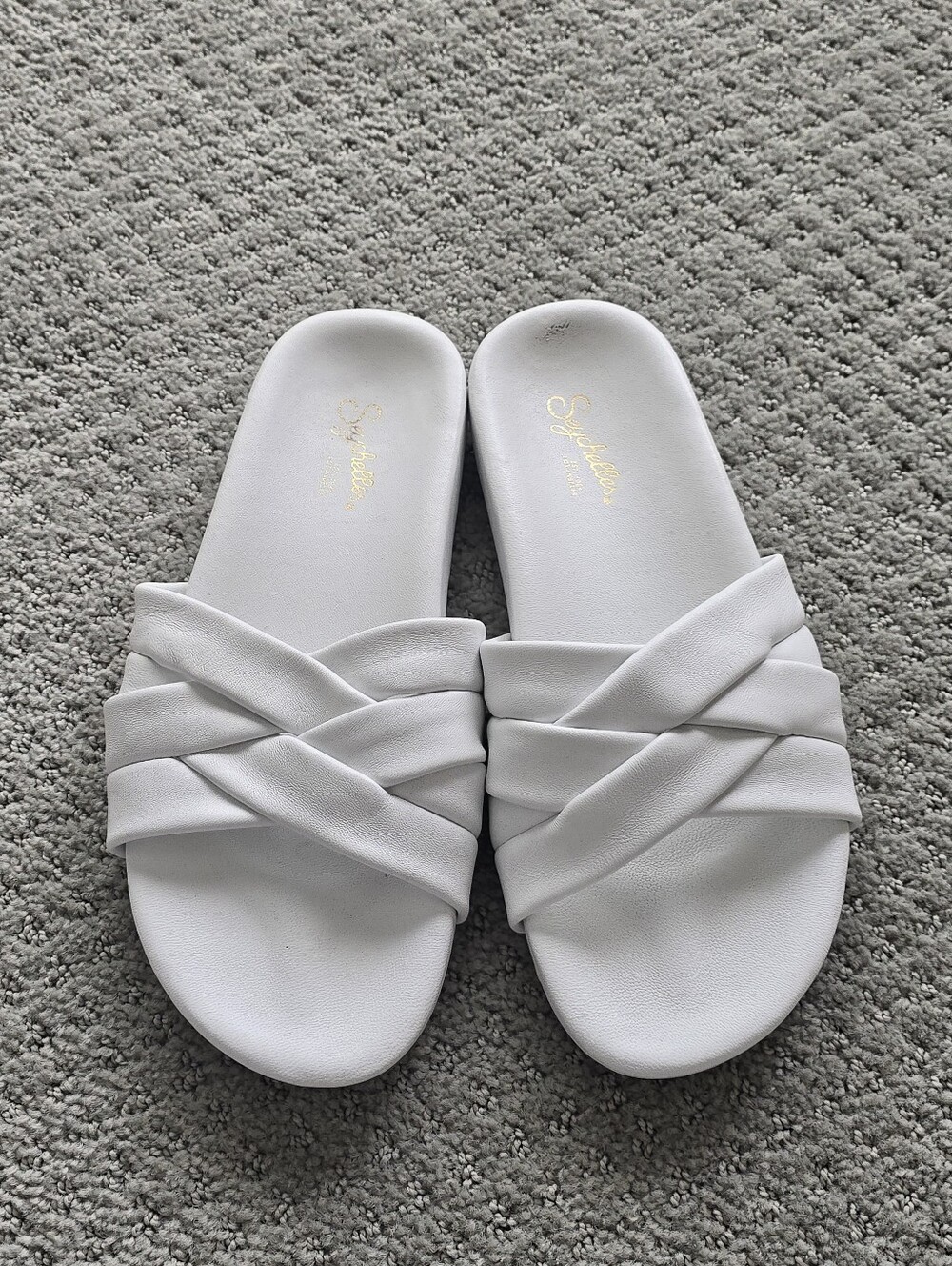 Seychelles Women's Low Key Slide Sandals In White